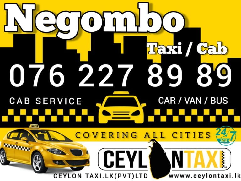 Negombo Taxi Cab service
