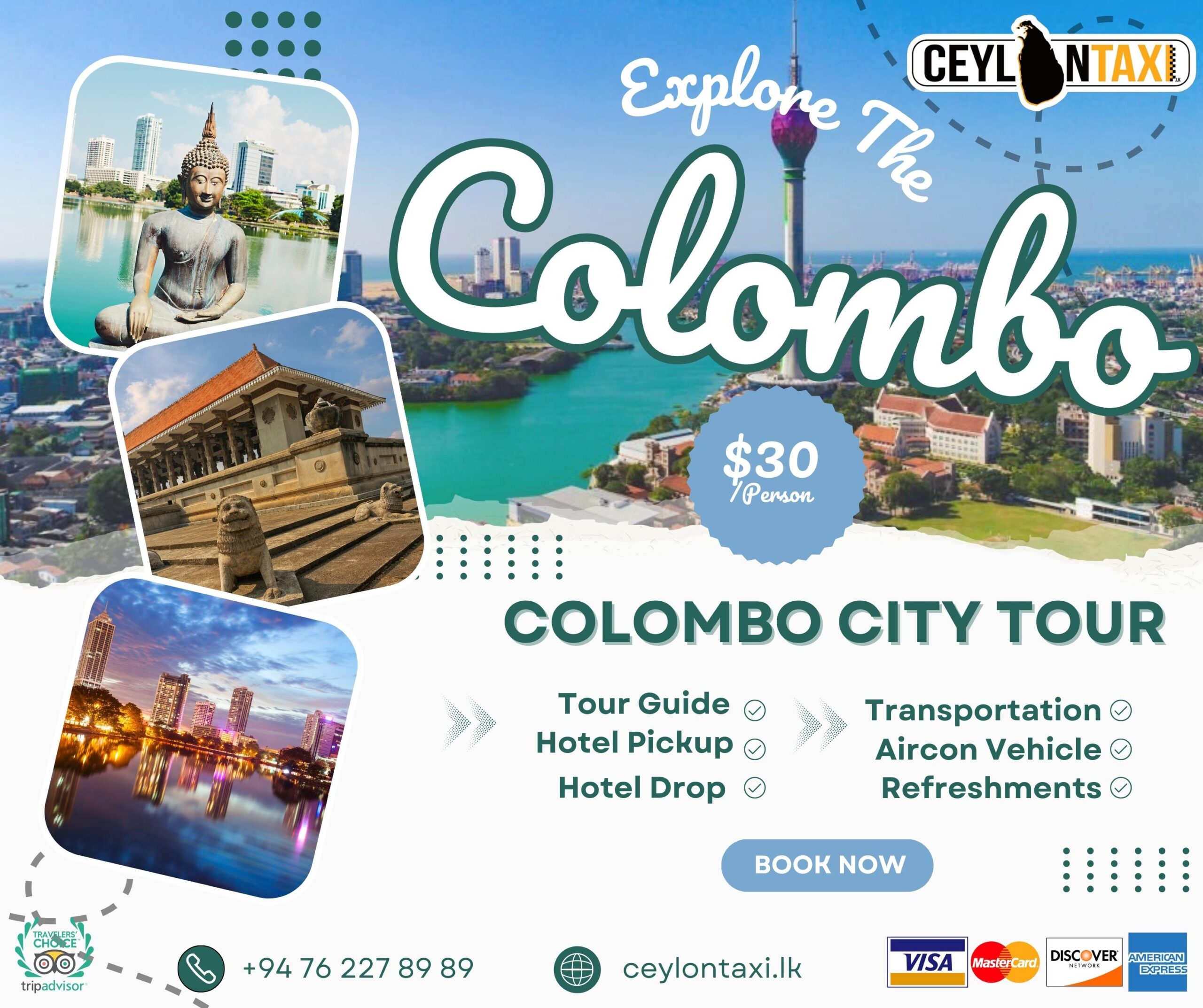 Colombo Day Tours 4 City Tour