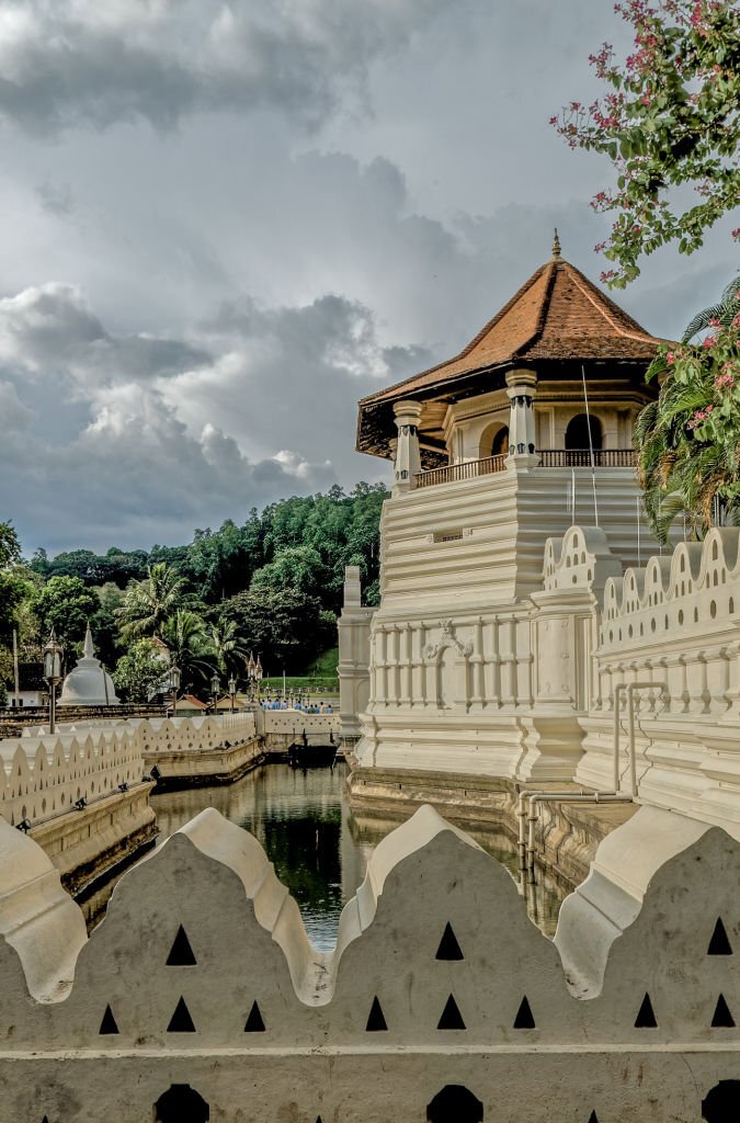 What to Do in Sri Lanka in October & November 8 Octagonal tower of the Temple of the Sacred Tooth Relic in Kandy