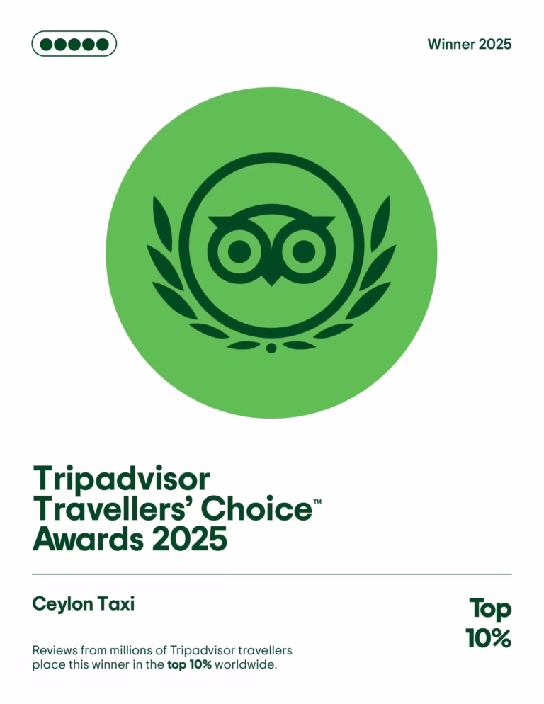 Ceylon Taxi - Travelers Choice Awards 2025