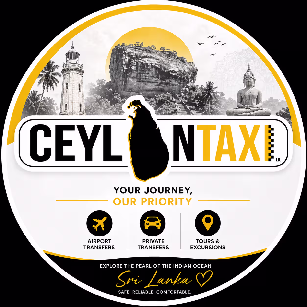 Ceylon Taxi Service Profile pitcher
