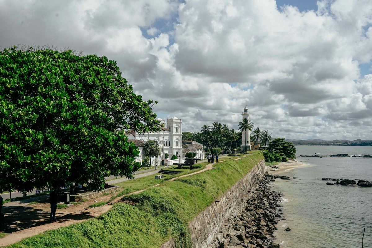 Galle Fort ramparts and lighthouse